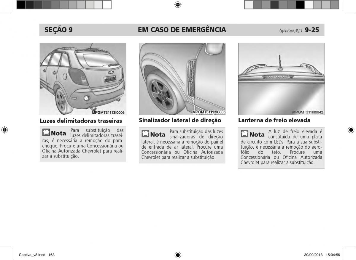 Chevrolet Captiva manual del propietario / page 164