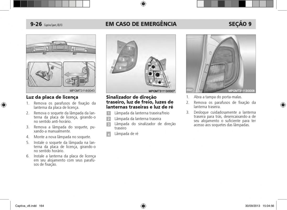 Chevrolet Captiva manual del propietario / page 165