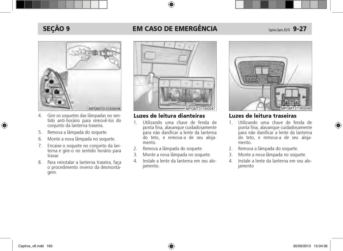 Chevrolet Captiva manual del propietario / page 166