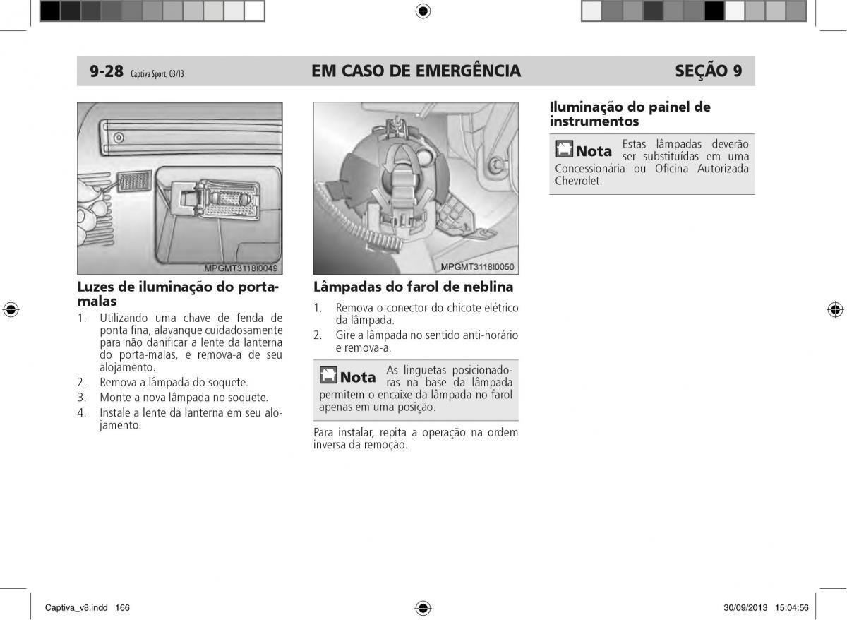 Chevrolet Captiva manual del propietario / page 167