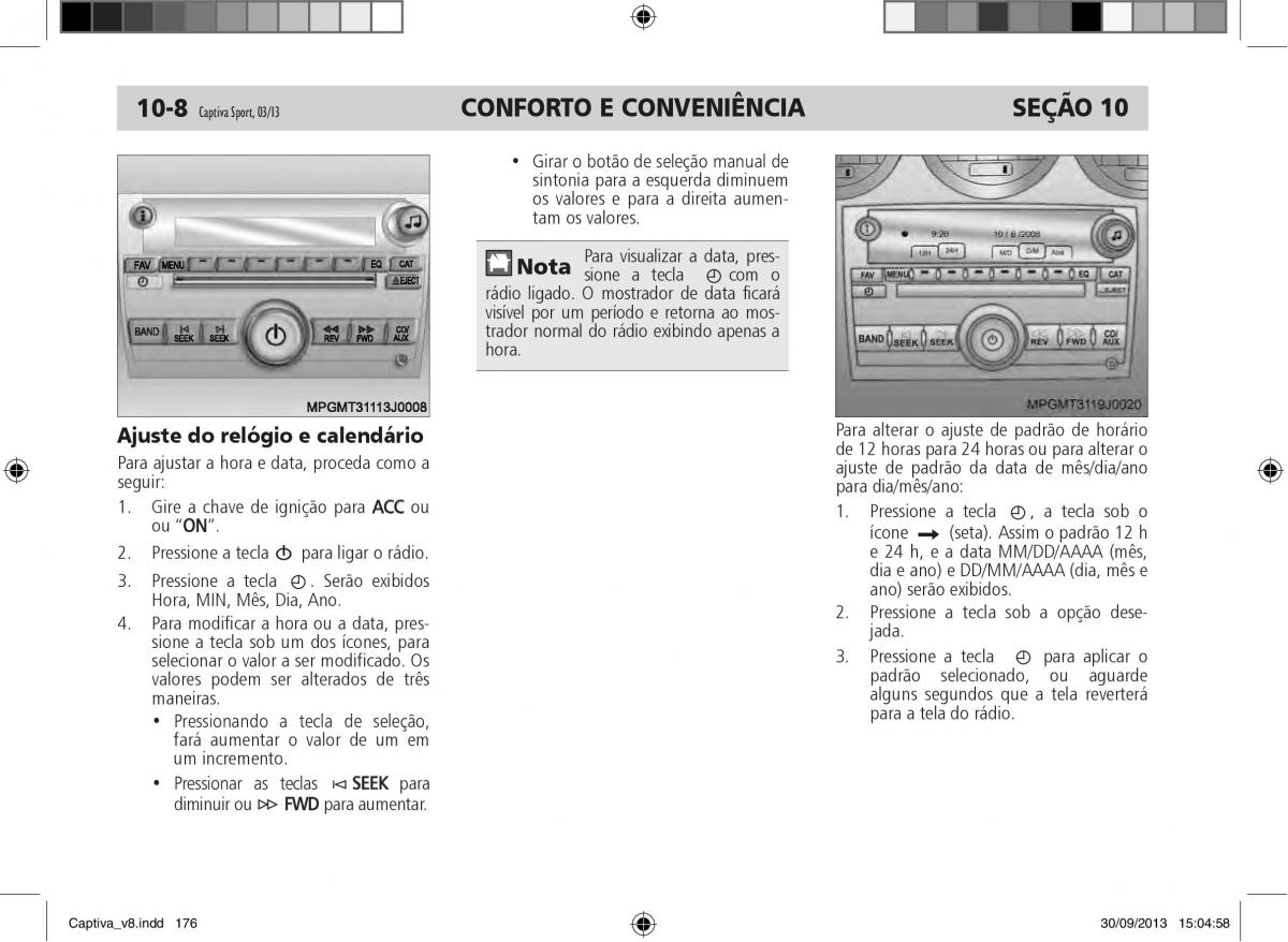 Chevrolet Captiva manual del propietario / page 177