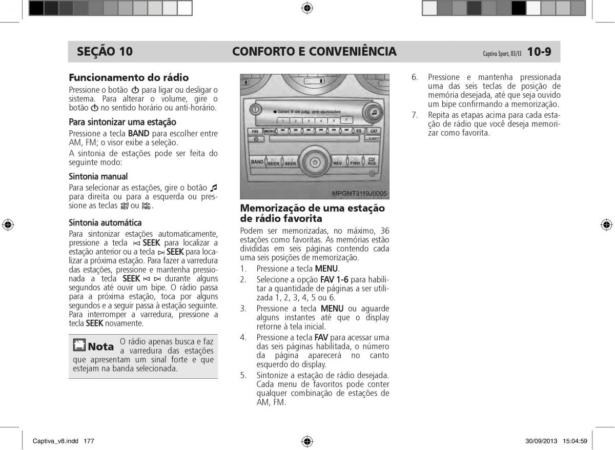 Chevrolet Captiva manual del propietario / page 178