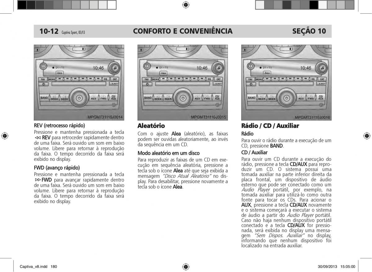 Chevrolet Captiva manual del propietario / page 181