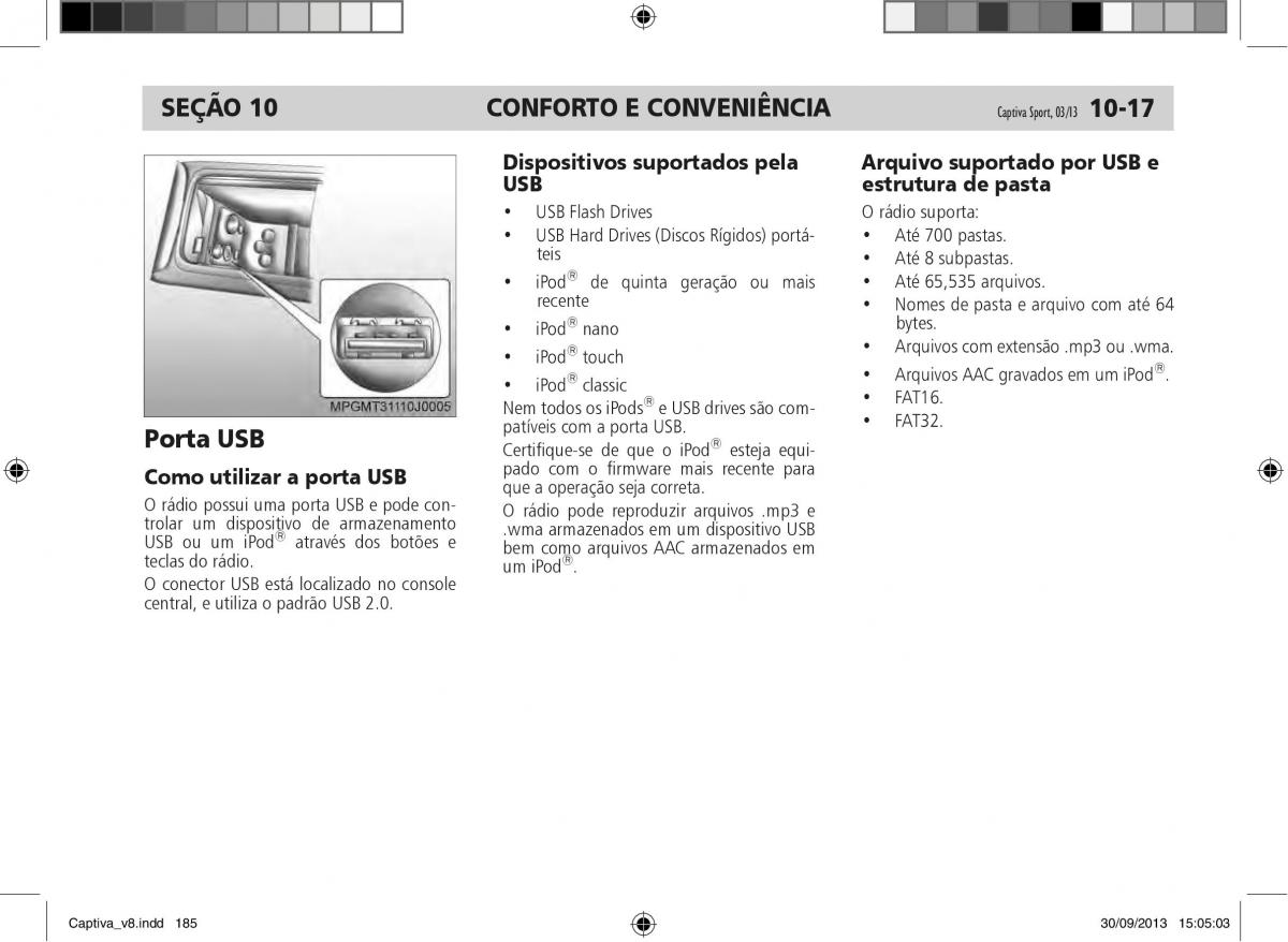 Chevrolet Captiva manual del propietario / page 186