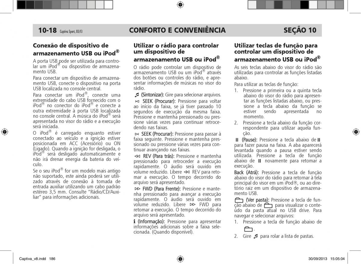 Chevrolet Captiva manual del propietario / page 187