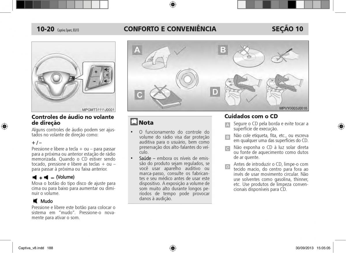 Chevrolet Captiva manual del propietario / page 189