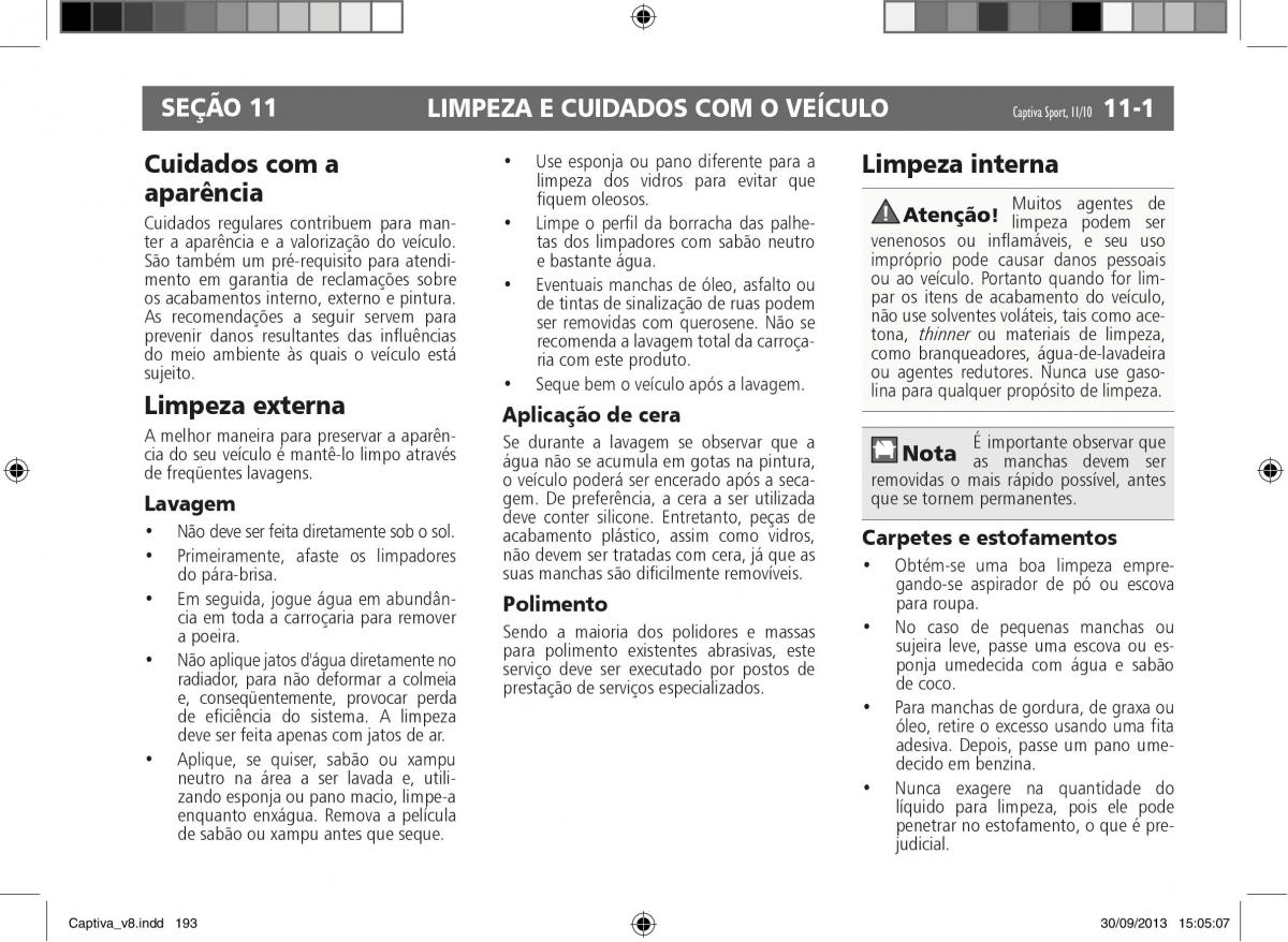 Chevrolet Captiva manual del propietario / page 194