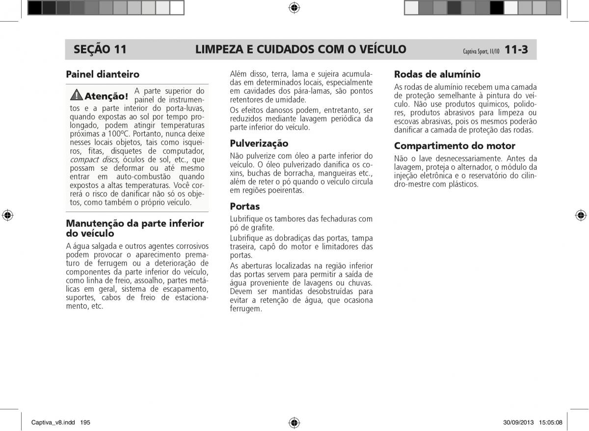 Chevrolet Captiva manual del propietario / page 196