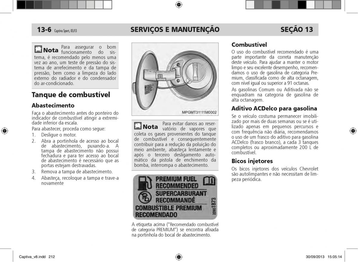 Chevrolet Captiva manual del propietario / page 213