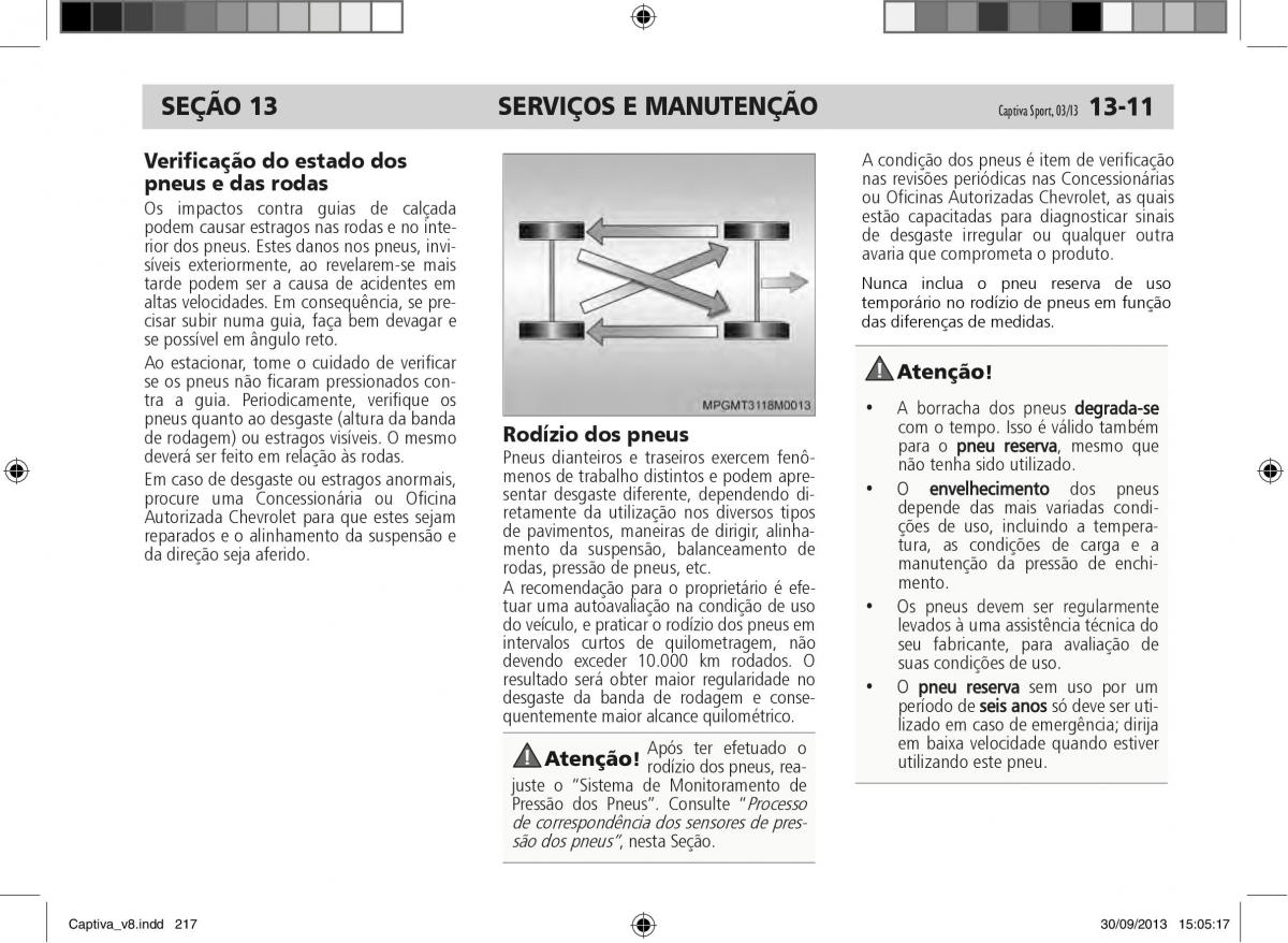 Chevrolet Captiva manual del propietario / page 218