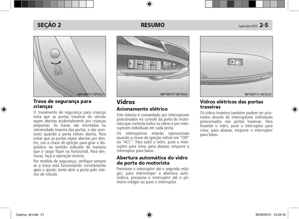 Chevrolet Captiva manual del propietario / page 22