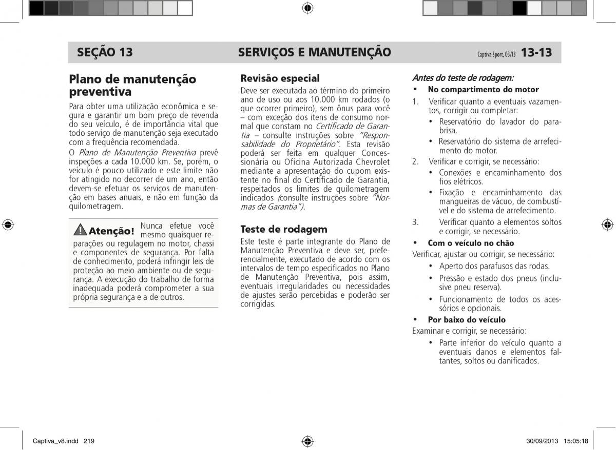 Chevrolet Captiva manual del propietario / page 220