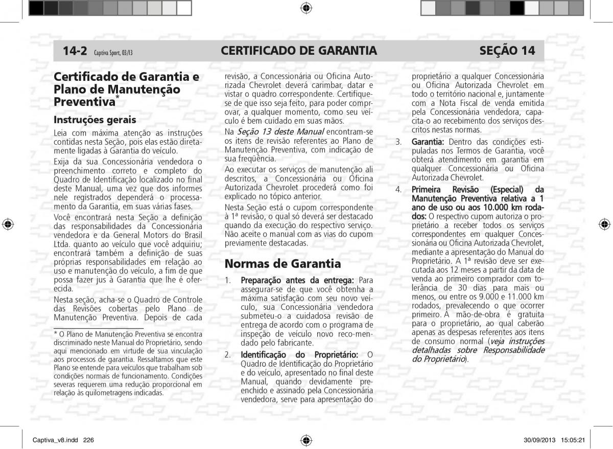 Chevrolet Captiva manual del propietario / page 227