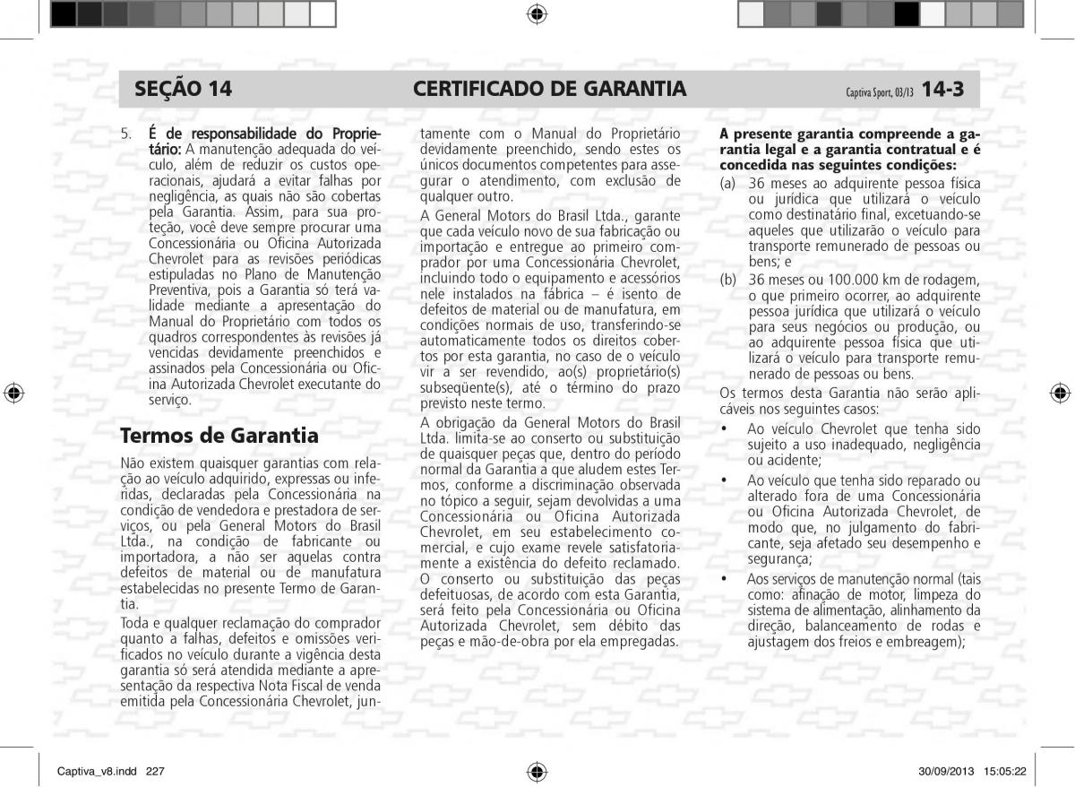 Chevrolet Captiva manual del propietario / page 228