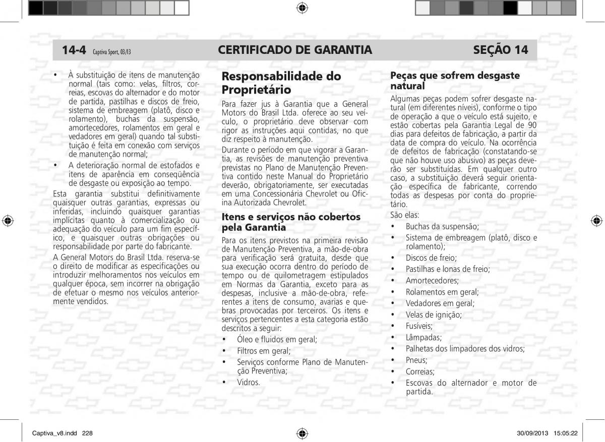 Chevrolet Captiva manual del propietario / page 229