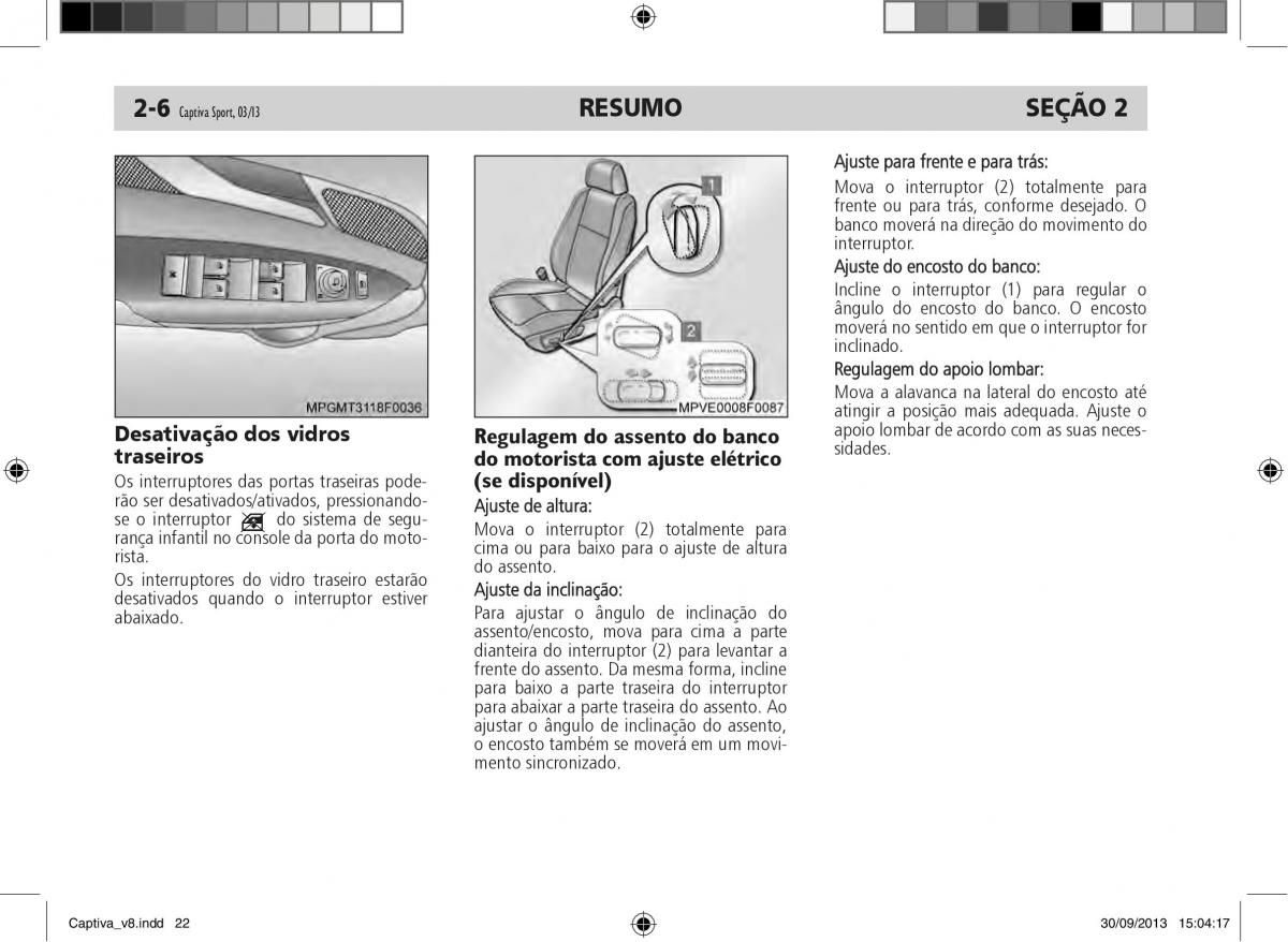 Chevrolet Captiva manual del propietario / page 23