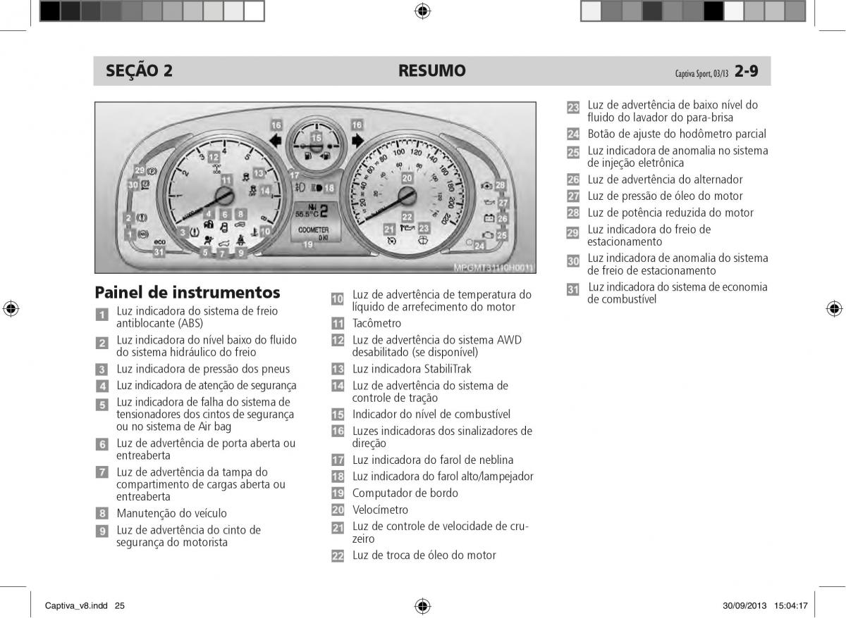 Chevrolet Captiva manual del propietario / page 26