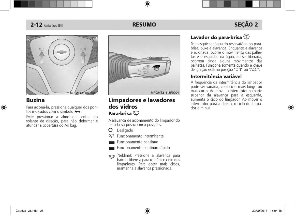 Chevrolet Captiva manual del propietario / page 29