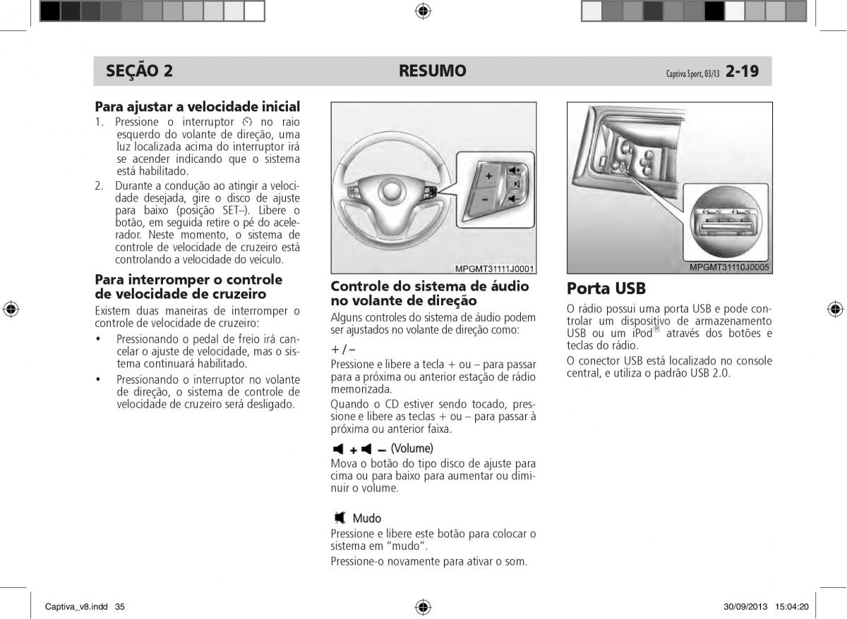 Chevrolet Captiva manual del propietario / page 36