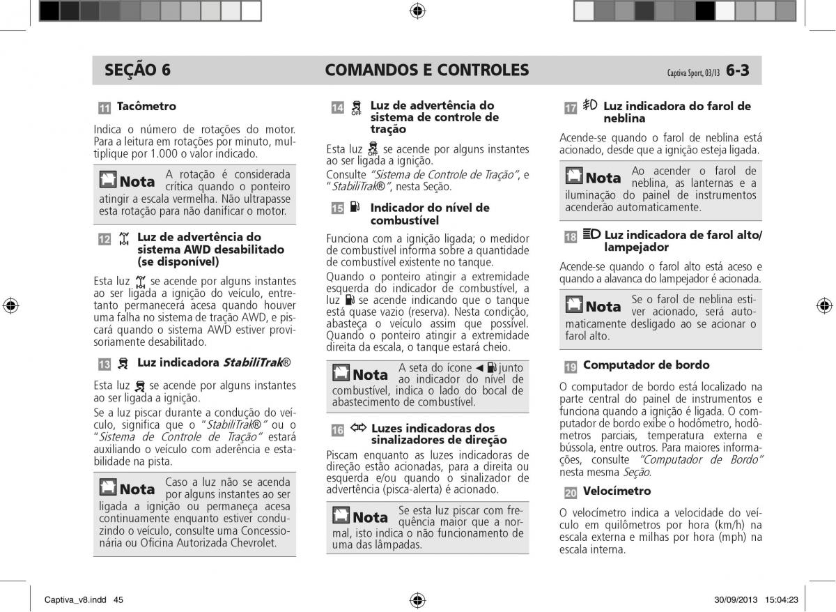 Chevrolet Captiva manual del propietario / page 46