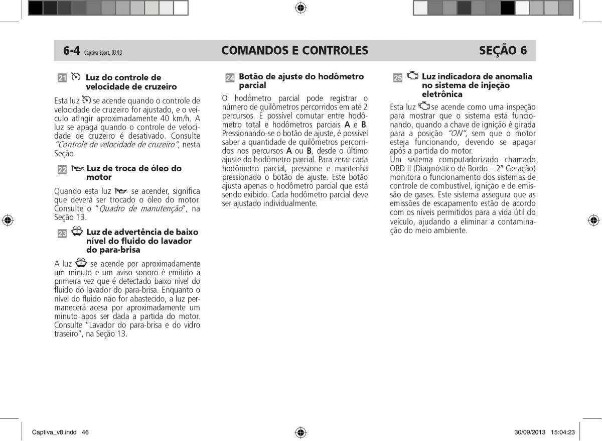 Chevrolet Captiva manual del propietario / page 47