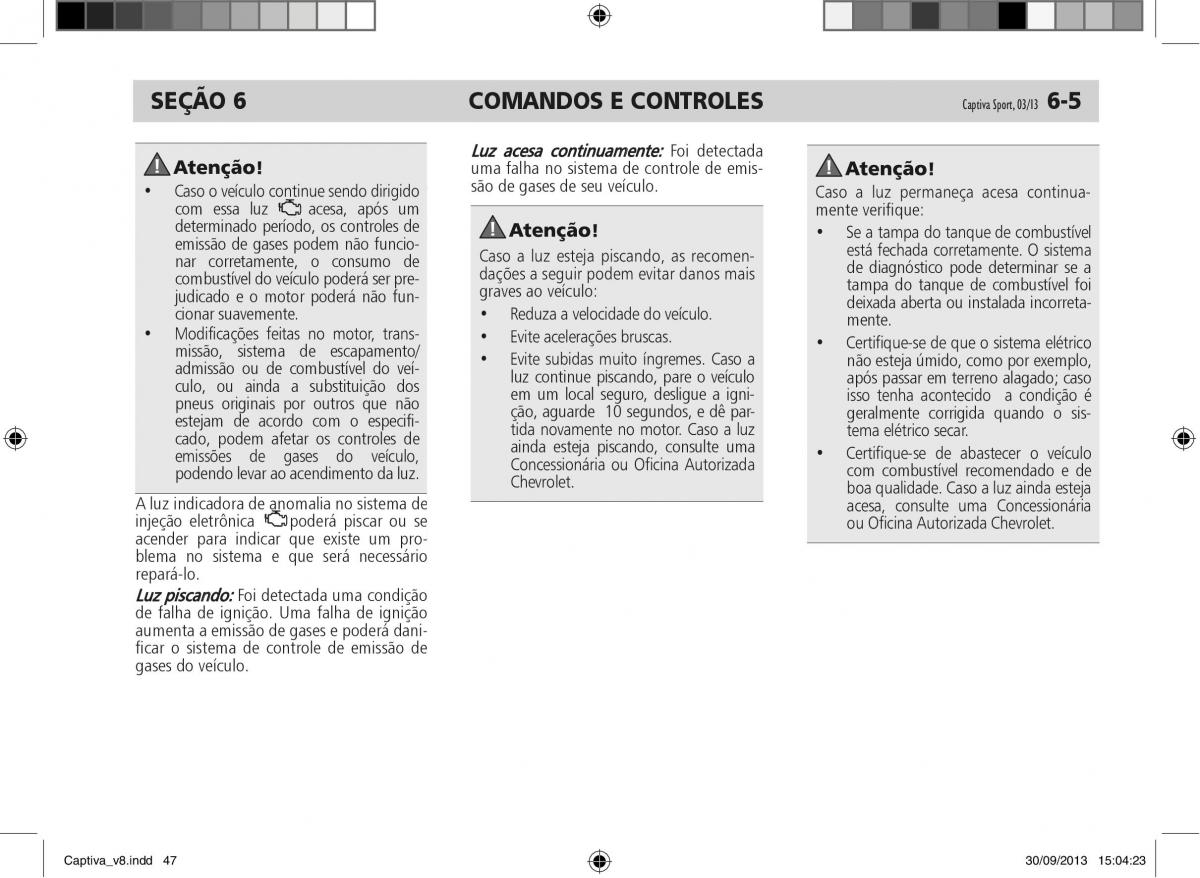 Chevrolet Captiva manual del propietario / page 48