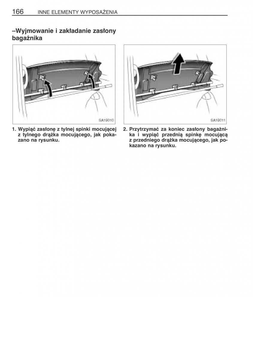 Toyota Yaris Verso instrukcja obslugi / page 173