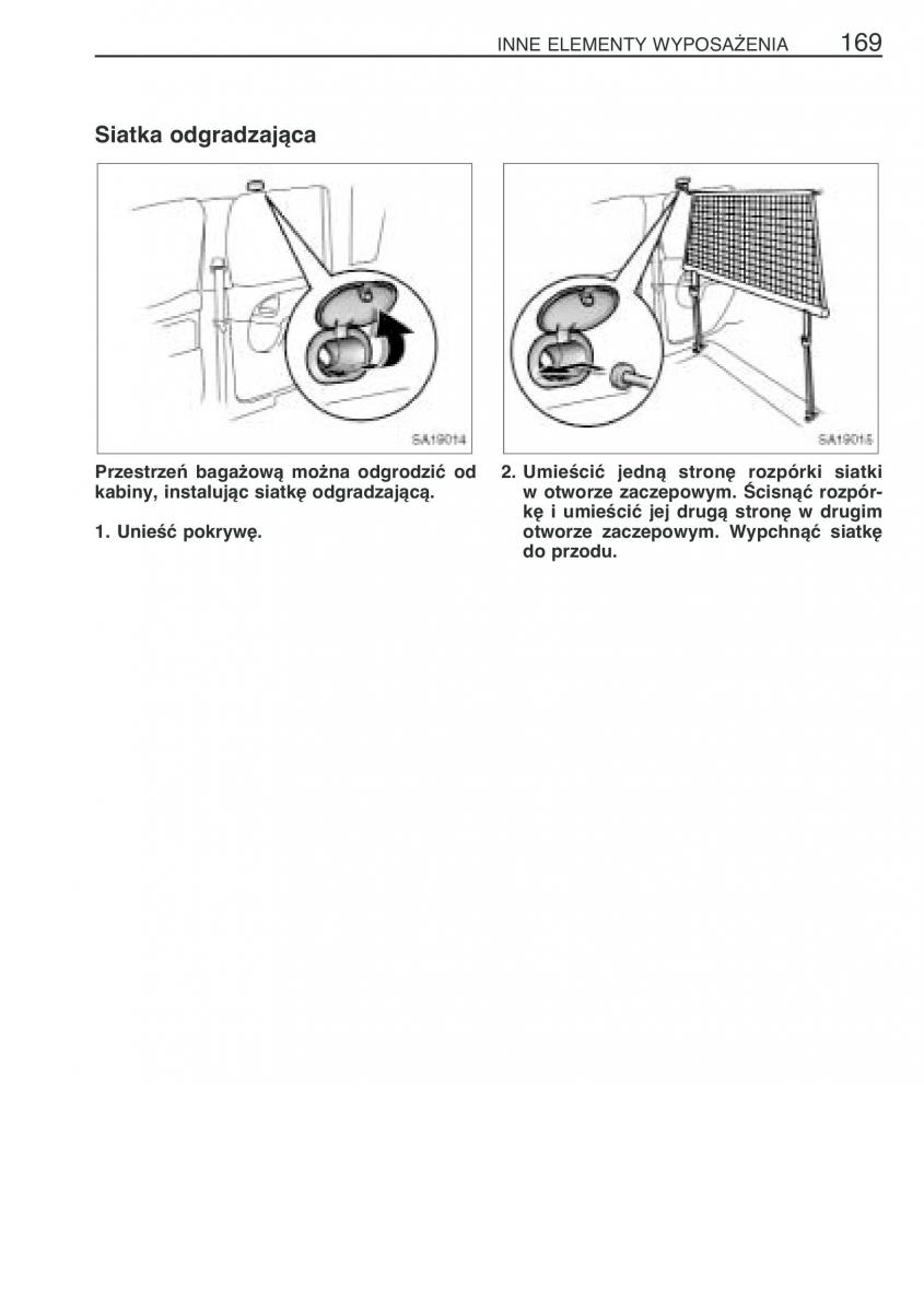 Toyota Yaris Verso instrukcja obslugi / page 176