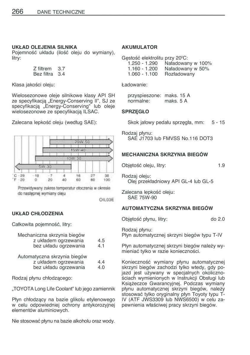 Toyota Yaris Verso instrukcja obslugi / page 273