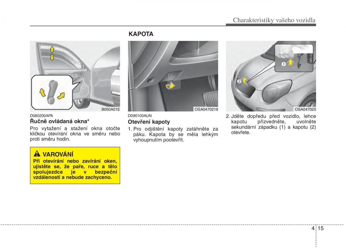 KIA Picanto I 1 navod k obsludze / page 89