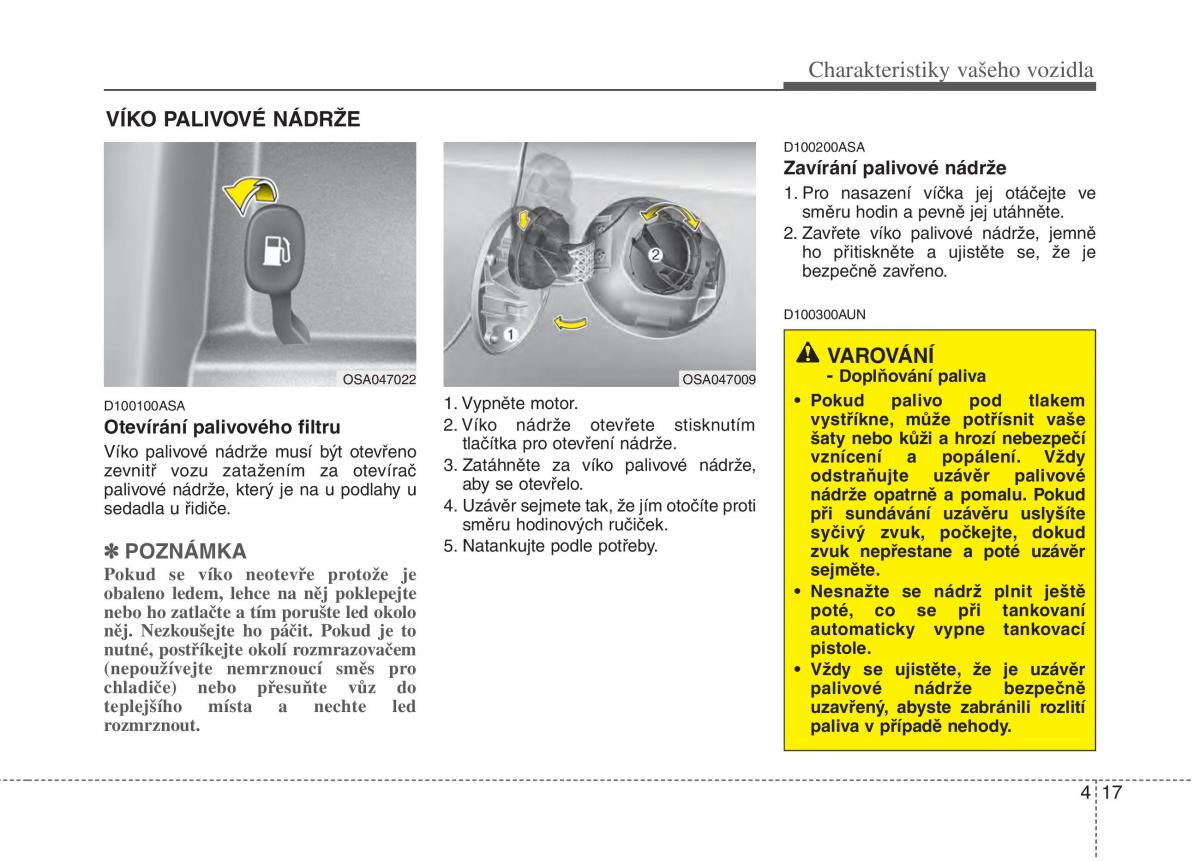 KIA Picanto I 1 navod k obsludze / page 91