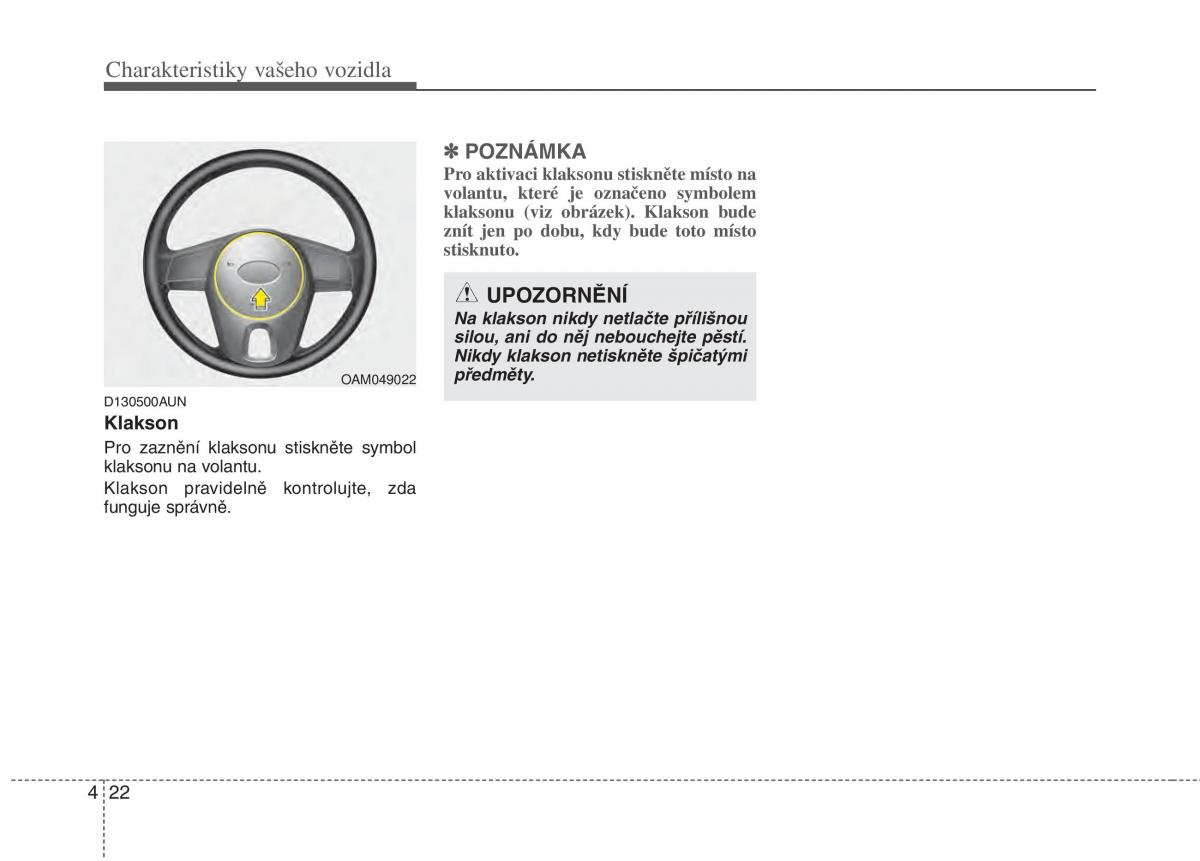 KIA Picanto I 1 navod k obsludze / page 96