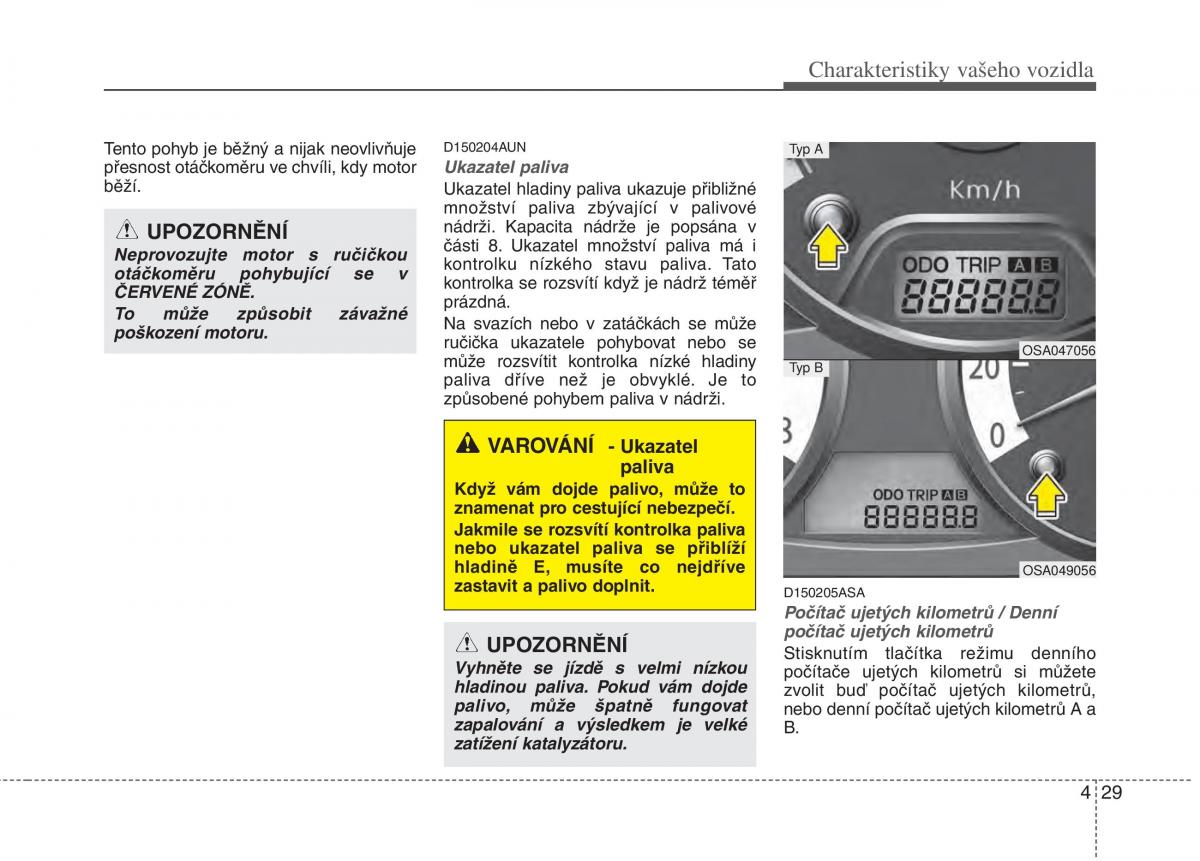 KIA Picanto I 1 navod k obsludze / page 103