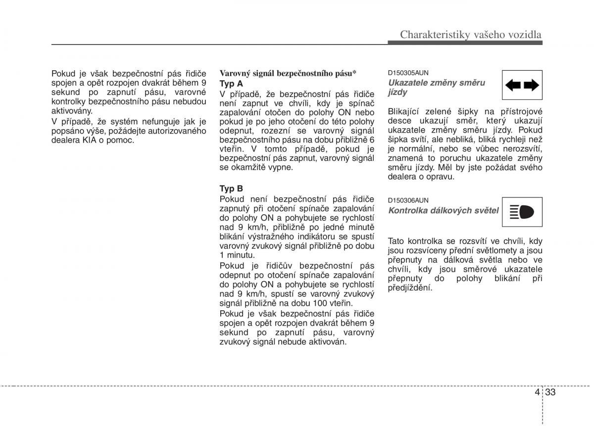 KIA Picanto I 1 navod k obsludze / page 107