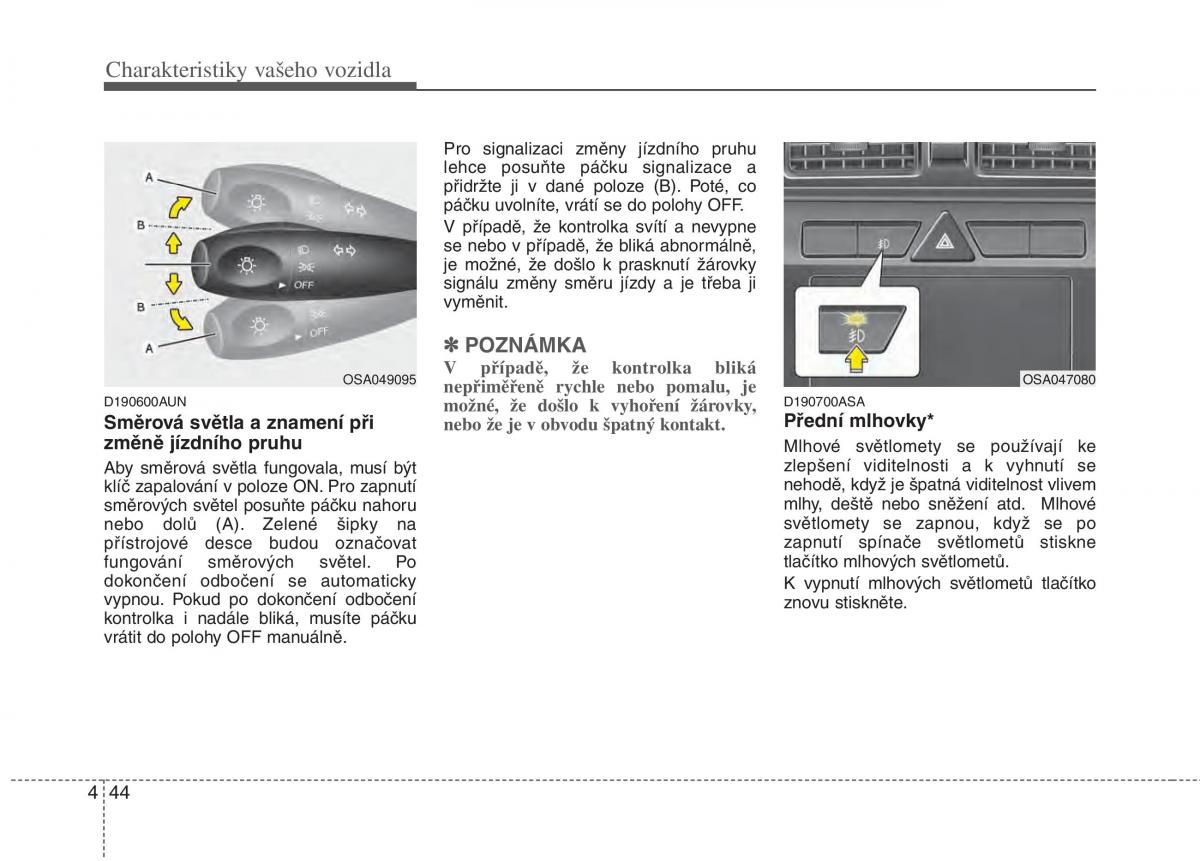 KIA Picanto I 1 navod k obsludze / page 118