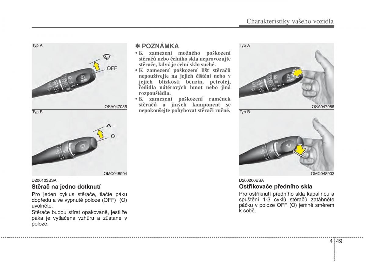 KIA Picanto I 1 navod k obsludze / page 123