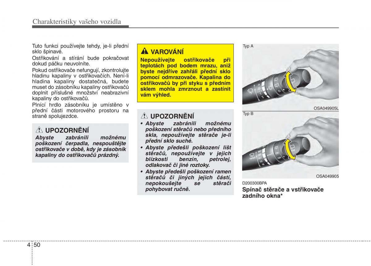 KIA Picanto I 1 navod k obsludze / page 124