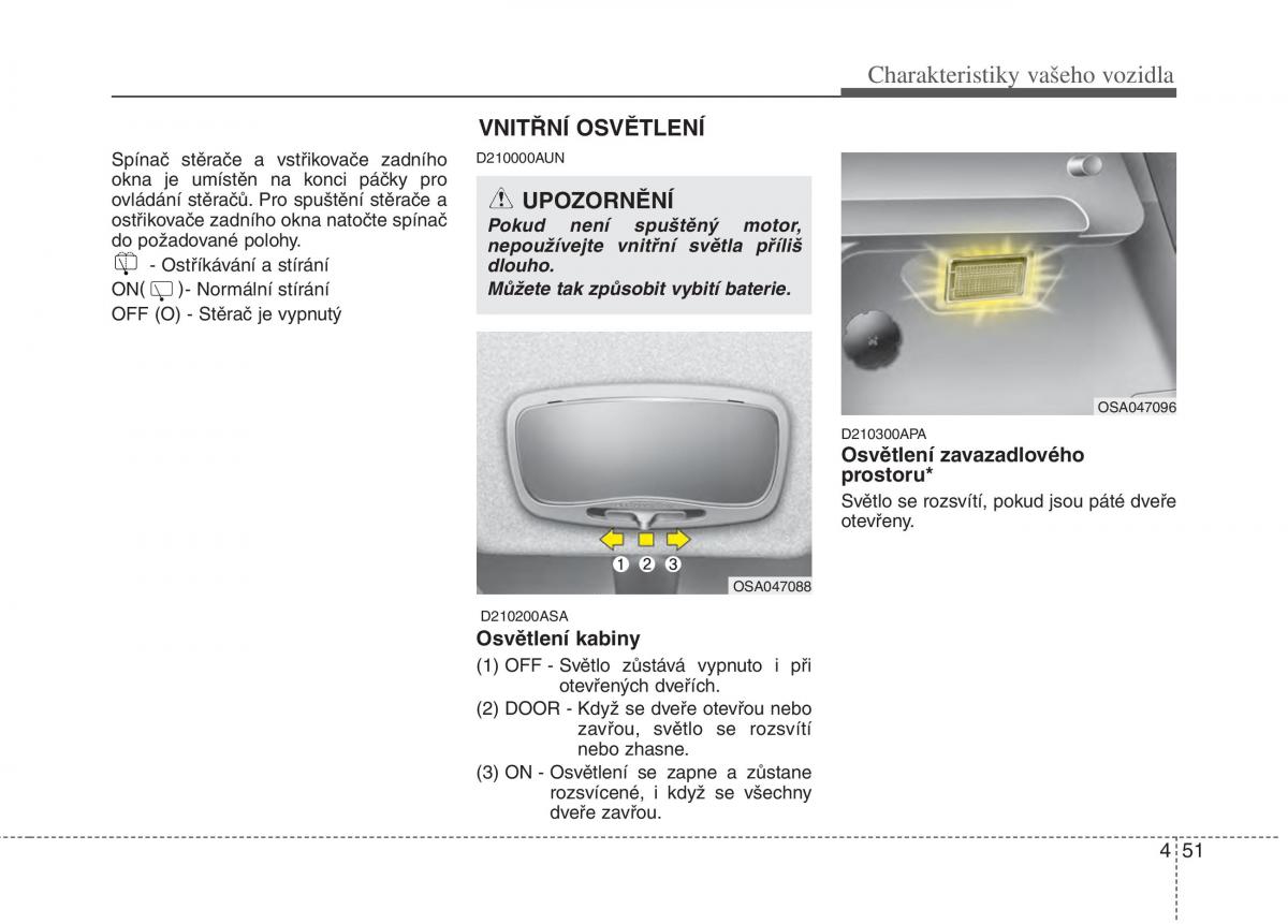 KIA Picanto I 1 navod k obsludze / page 125