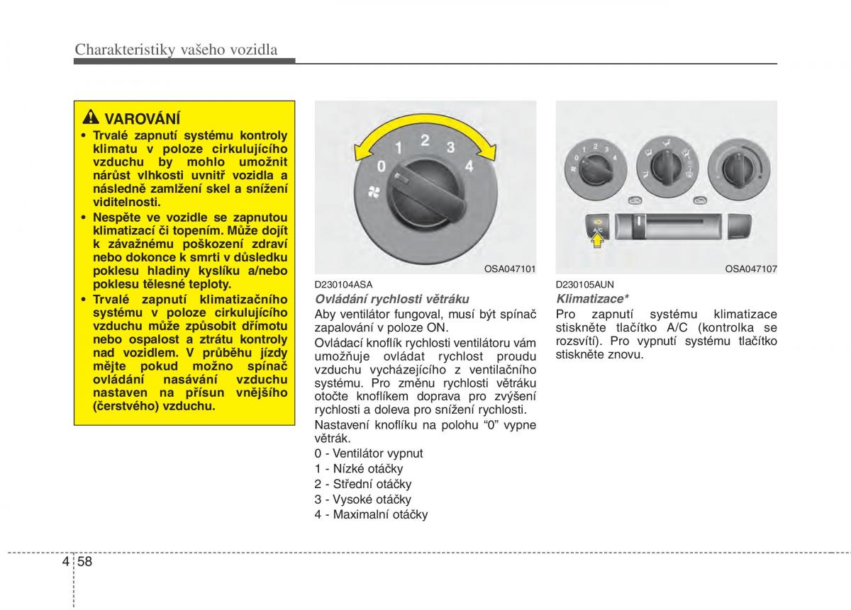 KIA Picanto I 1 navod k obsludze / page 132