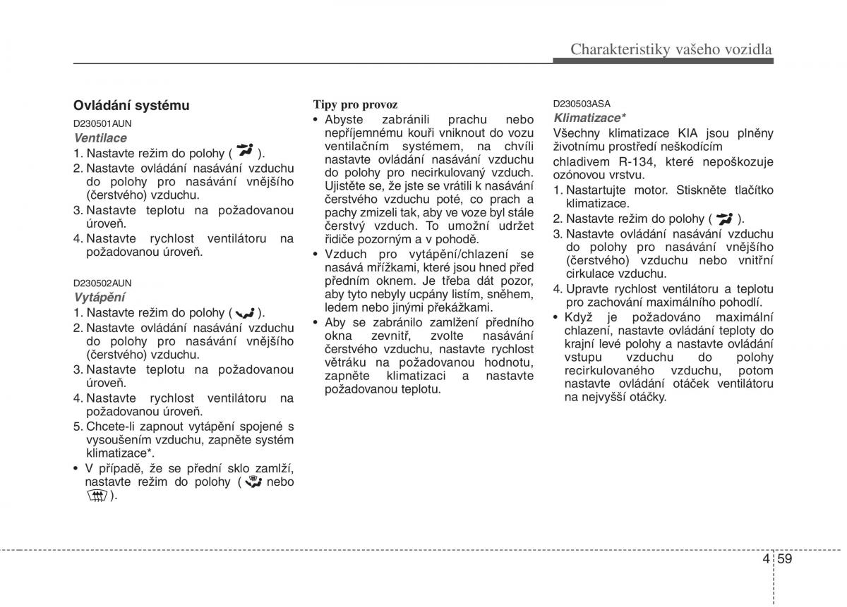 KIA Picanto I 1 navod k obsludze / page 133