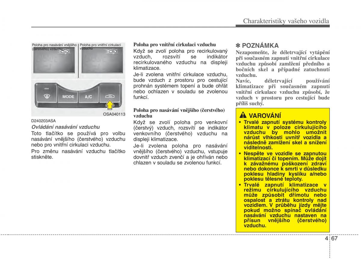 KIA Picanto I 1 navod k obsludze / page 141