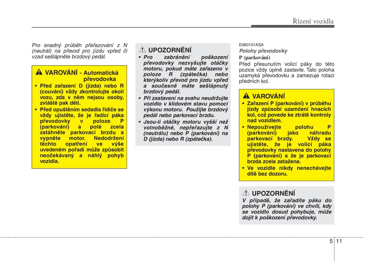 KIA Picanto I 1 navod k obsludze / page 193