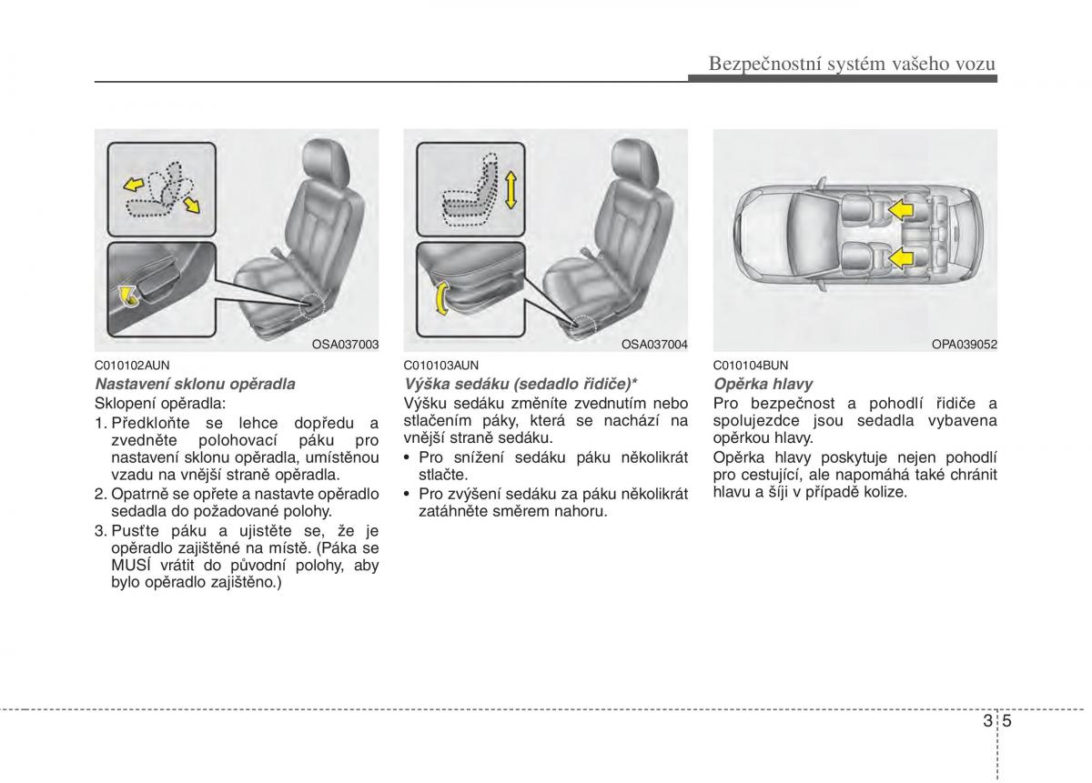 KIA Picanto I 1 navod k obsludze / page 20