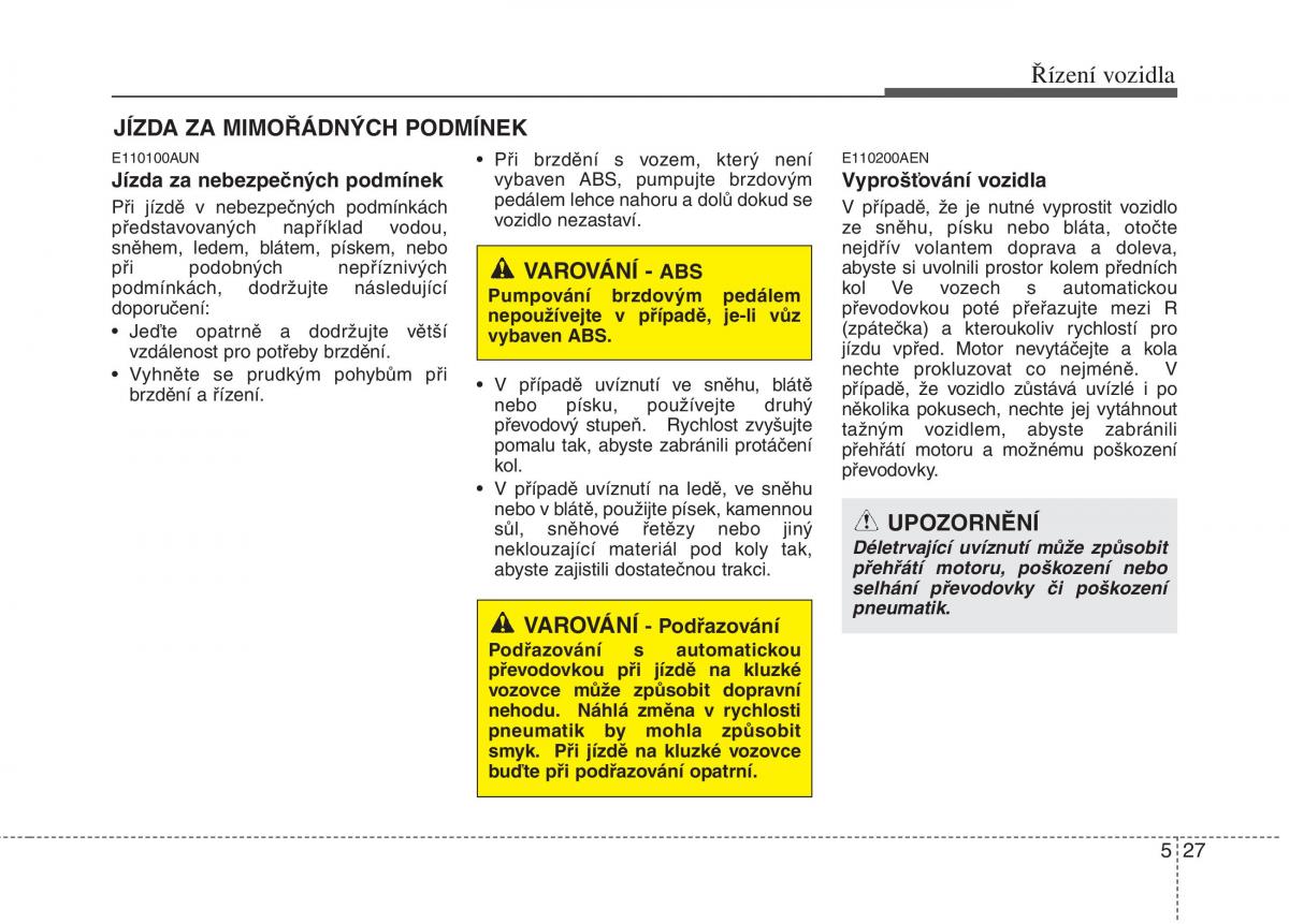 KIA Picanto I 1 navod k obsludze / page 209