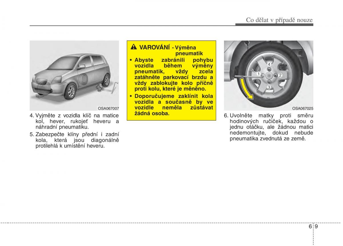 KIA Picanto I 1 navod k obsludze / page 234