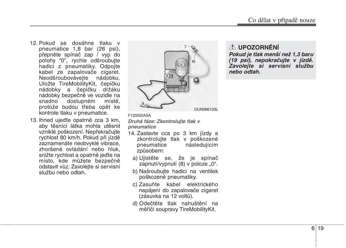 KIA Picanto I 1 navod k obsludze / page 244