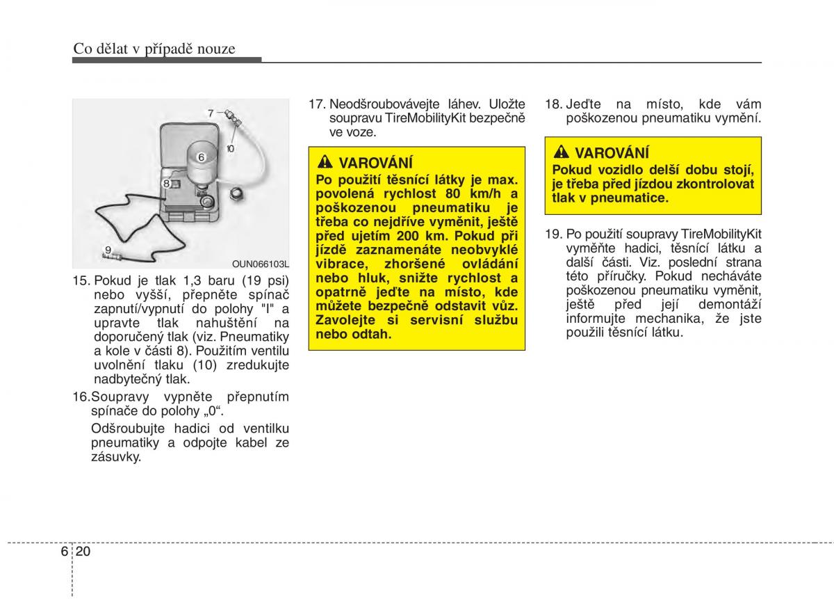 KIA Picanto I 1 navod k obsludze / page 245