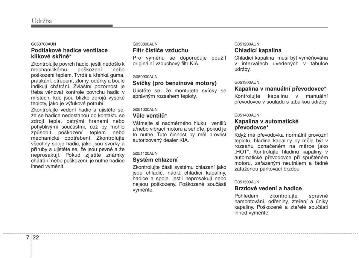 KIA Picanto I 1 navod k obsludze / page 275