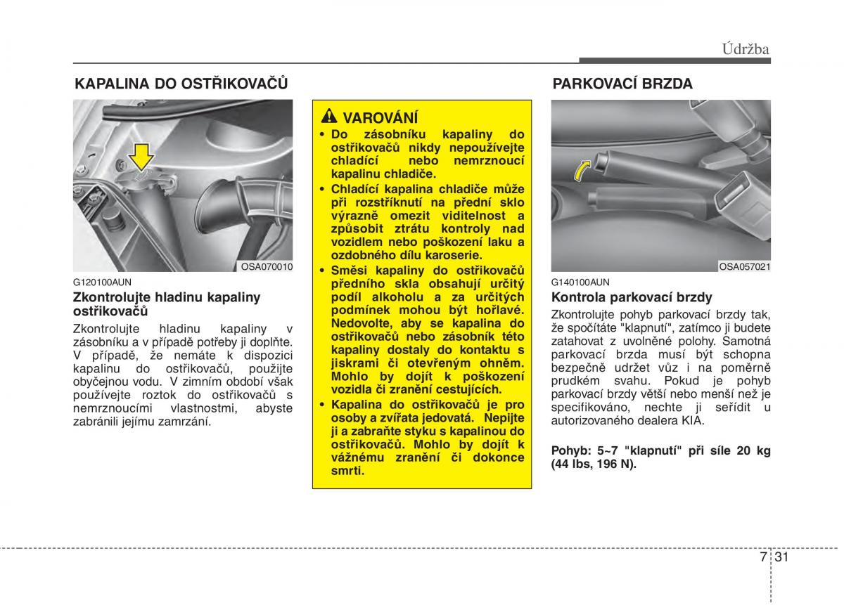 KIA Picanto I 1 navod k obsludze / page 284