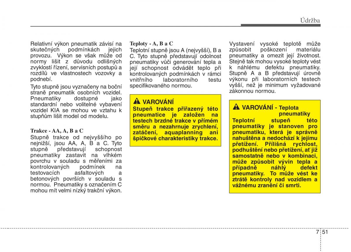 KIA Picanto I 1 navod k obsludze / page 304